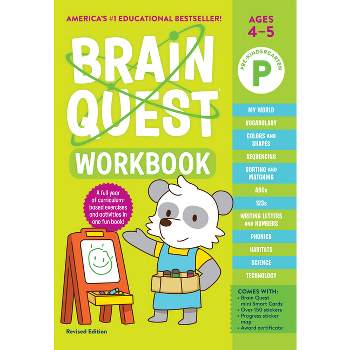 Brain Quest Workbook: Pre-K Revised Edition - (Brain Quest Workbooks) by  Workman Publishing (Paperback)