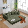 GDFStudio Elliot 79.53'' Modern Convertible Corduroy Upholstered 2-Seater Sofa Bed - 2 of 4