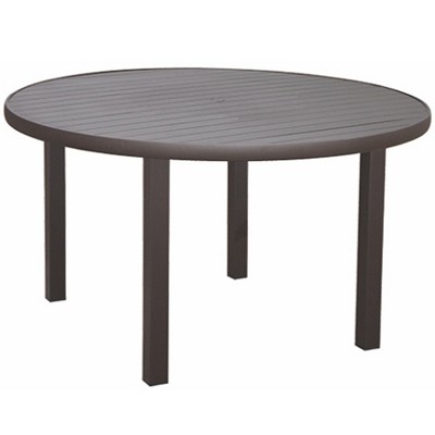 Courtyard Casual Santorini 5 pc 54" Round Dining set  Includes:  One Round Table and Four Padded Sling Chairs