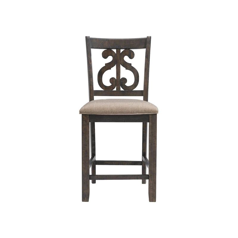 Stanford Swirl Counter Height Barstool Brown - Picket House Furnishings, 4 of 15