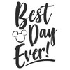 Men's Mickey & Friends Best Day Ever Pull Over Hoodie - 2 of 4