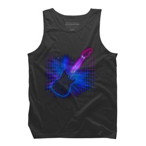 Men's Design By Humans Retro Rock By NeonDreamDesigns Tank Top - 1 of 3