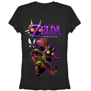Juniors Womens Nintendo Legend of Zelda Majora's Mischief T-Shirt - 1 of 3