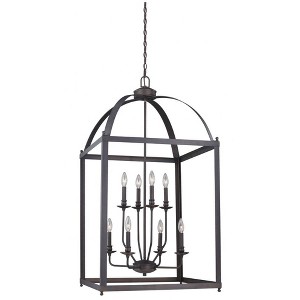 Vaxcel Juliet 8 - Light Pendant in  Architectural Bronze - 1 of 4