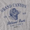 Grand Canyon National Park Ram Icon Adult T-Shirt Athletic Heather - 2 of 4