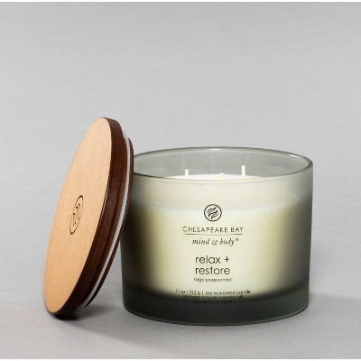 White Lavender Soy Scented Jar Candle with Wood Lid