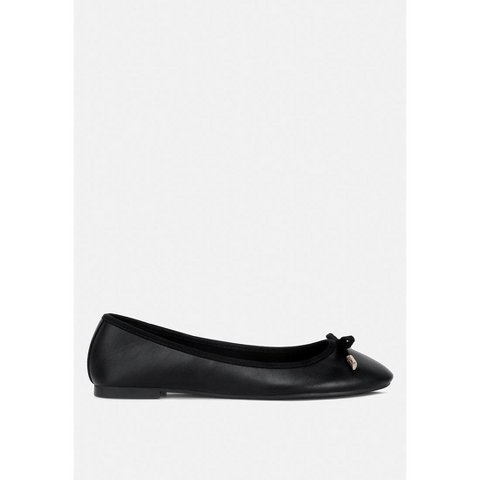 Обувь London Rag Womens Suzzy Bow Embellished Flat Ballerinas 7