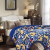 Chanasya Gold Fox Print Throw Blanket - Reversible Fluffy Faux Shearling - 3 of 4