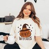 Simply Sage Market Women's Howdy Witches Stars Short Sleeve Garment Dyed Tee - 2 of 4