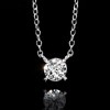 Ross-Simons 0.25 Carat Lab-Grown Diamond Solitaire Necklace in Sterling Silver - 2 of 3