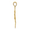 Black Bow Jewelry 14k Yellow Gold Pointe Ballerina Pendant - 2 of 4