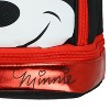 Minnie Mouse Lunch Box Minnie3D Metallic Design Dual Compartment Insulated Lunch Bag Tote Multicolored - 3 of 4