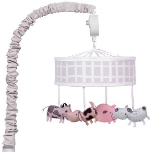 Trend Lab Musical Nursery Crib Mobile - Farm Stack - 1 of 4