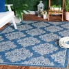 Courtyard CY8668 Power Loomed Stain Resistant Non-Shedding Indoor/Outdoor Rugs - Safavieh - 2 of 4