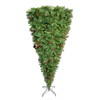 LOVMOR Upside Down Christmas Tree with LED Warm Lights, Halloween-themed Ornaments and Satin Ribbon - 4 of 4