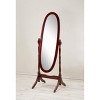 SEVOBAL Bathroom Vanity Mirrors Queen Anna Style Freestanding Full Cheval Mirror Versatile Placement Robust Quality, Cherry, 22.5"*16"*59.25" - 2 of 4