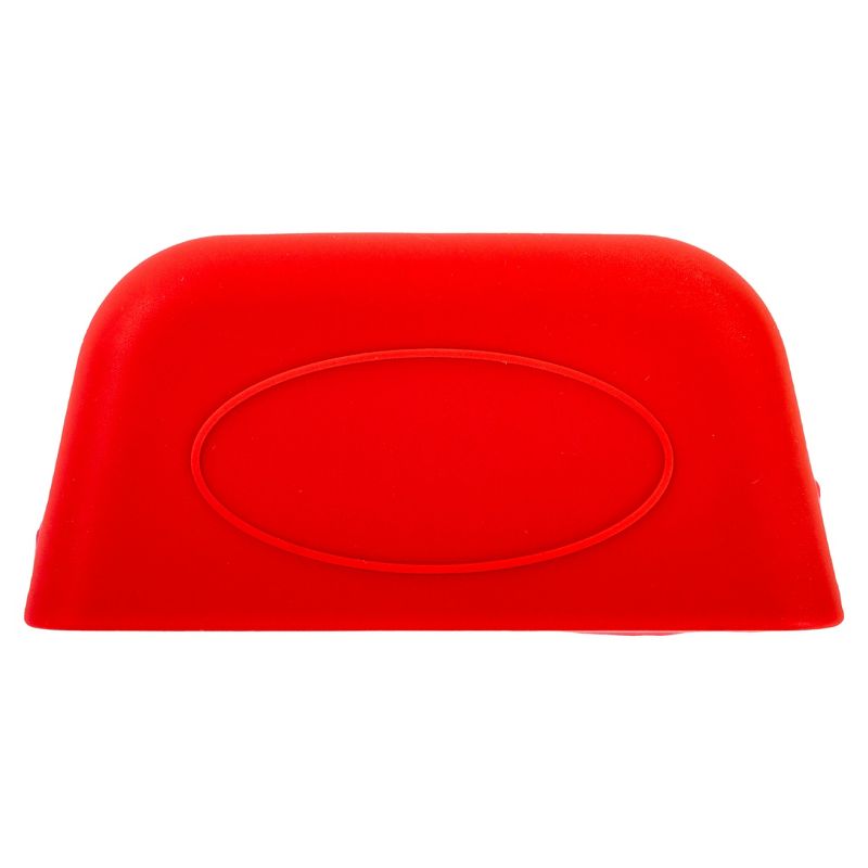 Lexi Home 2-Pack Silicone Pot Handle Holder Set in Red, 3 of 4