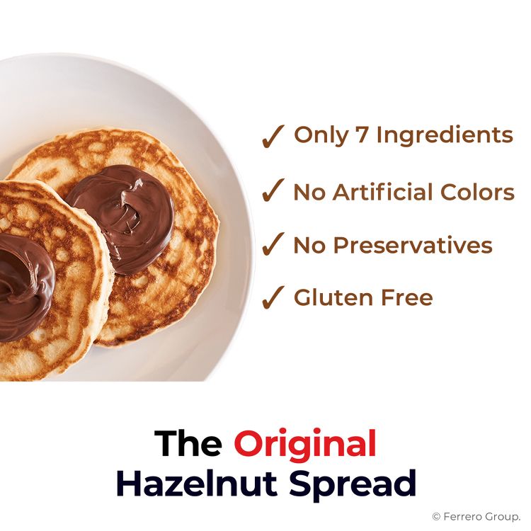 Nutella Chocolate Hazelnut Spread - 13oz: Gluten-Free, No Artificial Colors, 6 of 7