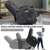 CAVINAS Power Lift Recliner with Massage & Heat for Elderly, Wide Overstuffed Heavy Duty Chair, Dual USB-C Ports & Steel Cup Holders - 4 of 4