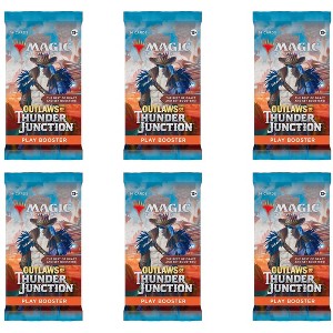 Magic the Gathering 6 Packs MTG Play Booster Pack Lot MTG Outlaws of Thunder Junction - 1 of 1