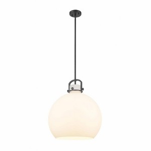 Newton Sphere - 1 Light Stem Hung Pendant In Industrial Style-22.5 Inches Tall and 18 Inches Wide - 1 of 1
