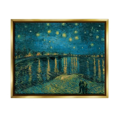 Stupell Industries Classic Starry Night Over the Rhone Van Gogh Painting