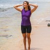 Calypsa Women's Loose Fit Tankini UPF 50+ Maya Swim Top - 3 of 3