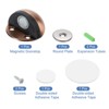 Unique Bargains Stainless Steel Magnetic Door Stops with Self Adhesive and Screws - 3 of 4
