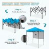 EAGLE PEAK 6'x4'Instant Pop Up Canopy with Adjustable Sun Wall - 2 of 4