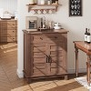 3 Tier Adjustable Shelf Organiser with 7 Gear Storage Cabinets for Kitchen Dining Room - 2 of 4