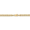 Black Bow Jewelry 3.75mm 14k Yellow Gold Solid Concave Anchor Chain Necklace - 4 of 4
