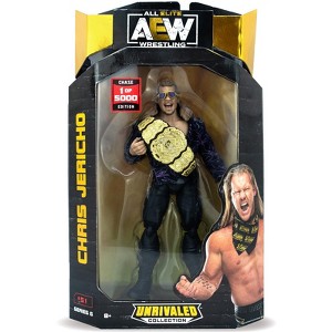 AEW Unrivaled 6 Chase 1 of 5000 Chris Jericho Action Figure - 1 of 3