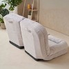 Bean Bag Lounger Modern with Adjustable Backrest for Living Room or Guest Room 63.78in Wide-3irtyhousy - 3 of 4