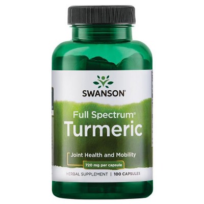 Swanson Full Spectrum Turmeric 720 mg 100 Caps.