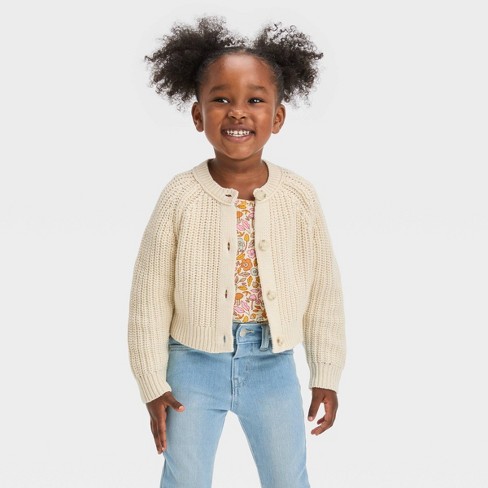 Toddler Girls' Midweight Cardigan - Cat & Jack™ Pink : Target