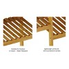 Nature Spring Multi-Level 9-Shelf Freestanding Indoor/Outdoor Bamboo Plant Stand - Natural Wood - 3 of 4