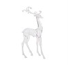 Christmas Minimalist Clear Deer Decorations – 2 Piece by Melrose - 3 of 4