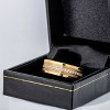 Jewelry Avalanche Mens Gold Tungsten Carbide CZ Eternity Wedding Band, Comfort-fit, Pipe Cut - 4 of 4
