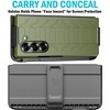 Nakedcellphone Combo for Samsung Galaxy Z Fold 6 - Special Ops Phone Case and Belt Clip Holster (Stand, Pen Slot) - 4 of 4