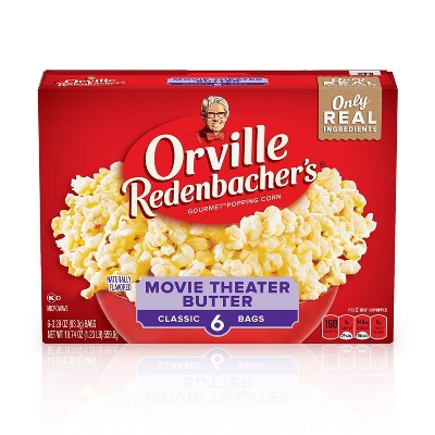 Orville Redenbacher's Movie Theater Butter Popcorn - 19.74oz / 6ct