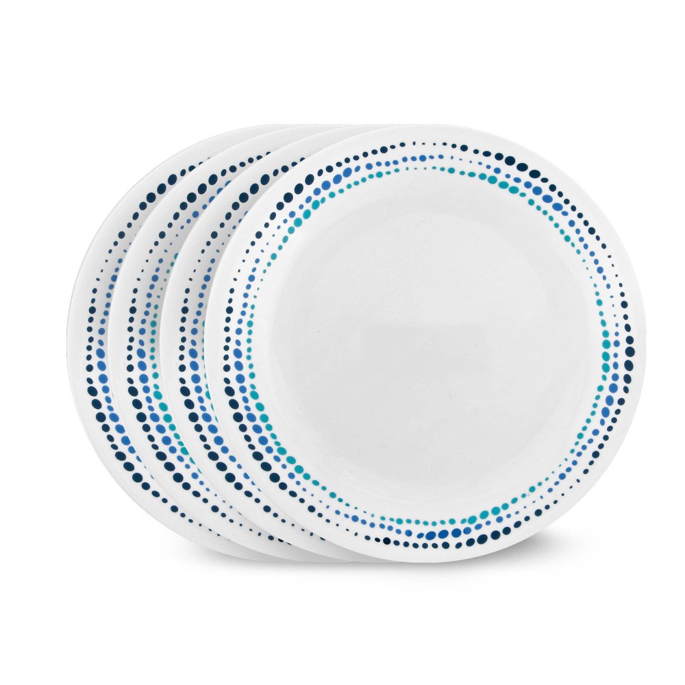 Corelle 4pk Ocean Blue Lunch Plates
