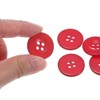 Unique Bargains Resin Craft DIY Round Flat 4-Hole Replacement Sewing Buttons 10 Pcs - 4 of 4