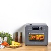 Sur La Table Kitchen Essentials 16qt Stainless Steel Air Fryer Oven with Steam Cool Gray: Digital Display, 1400W - 2 of 4