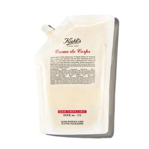 Kiehl’s Crème de Corps Refill Pouch (1 L / 33.8 fl oz). - 1 of 4
