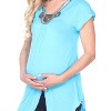 Maternity Myla Embellished Tunic Top - White Mark - 3 of 3