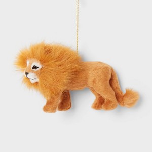 Faux Fur Lion Christmas Tree Ornament - Wondershop™ - 1 of 3
