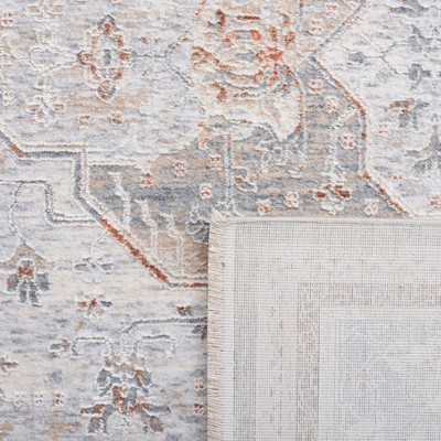 Elysian Blue 8'x10' Hand-Knotted Viscose Rectangular Rug