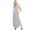 Women's Cold Shoulder Lexi Maxi Dress with Pockets - White Mark - 2 of 3