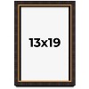 PosterPalooza | Modern Shadow Box 1" Depth Brown Picture Frame - UV Acrylic, Backing, Hanging Hardware - 2 of 4
