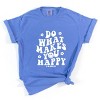 Simply Sage Market S.W.Smiley Makes You Happy Smiley Face Garment Dyed Tee - 2 of 4